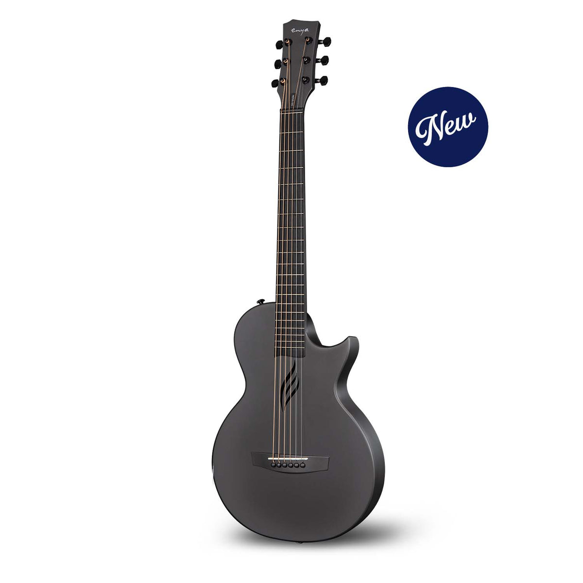 Enya Nova Go Black Carbon Fibre Guitar - Red Chilli Audio